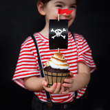 Cupcake Set Piraten -hey-Party.de- Cupcake- und Kuchen-Topper -#Variante_