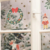 Fensteraufkleber Weihnachten -hey-Party.de- Geschenkanhänger -#Variante_