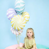 Folienballon Bonbon gelb -hey-Party.de- Folienballons -#Variante_