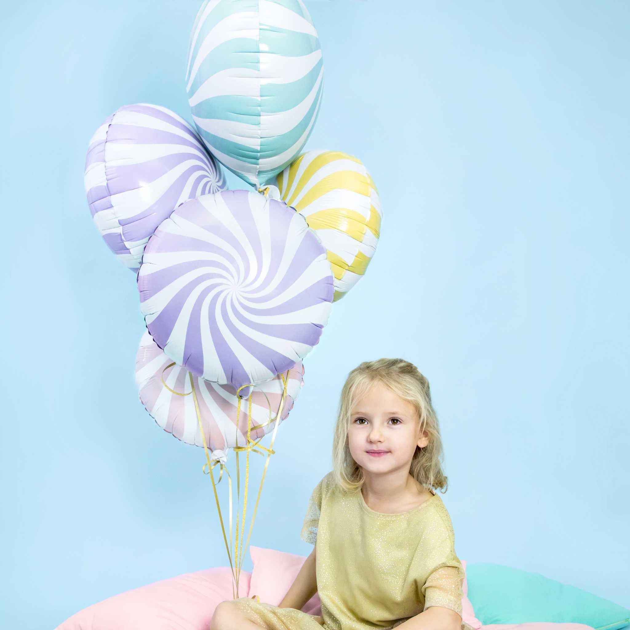 Folienballon Bonbon helllila -hey-Party.de- Folienballons -#Variante_