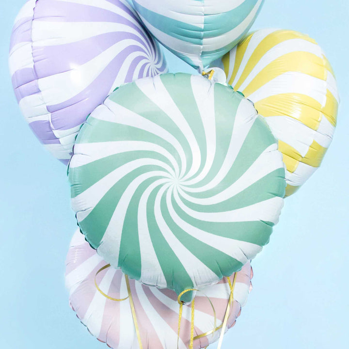 Folienballon Bonbon mint Hey Party