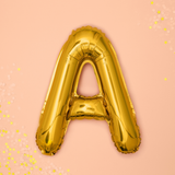 Folienballon kleine Buchstaben Gold -hey-Party.de- Folienballons -#Variante_ A