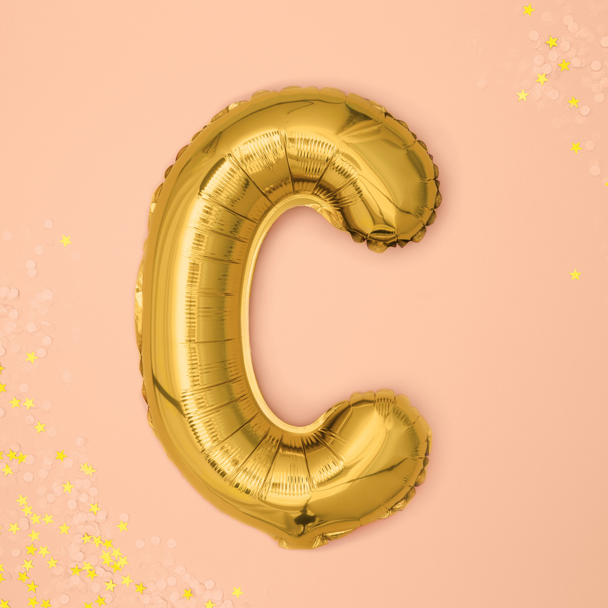 Folienballon kleine Buchstaben Gold -hey-Party.de- Folienballons -#Variante_ C