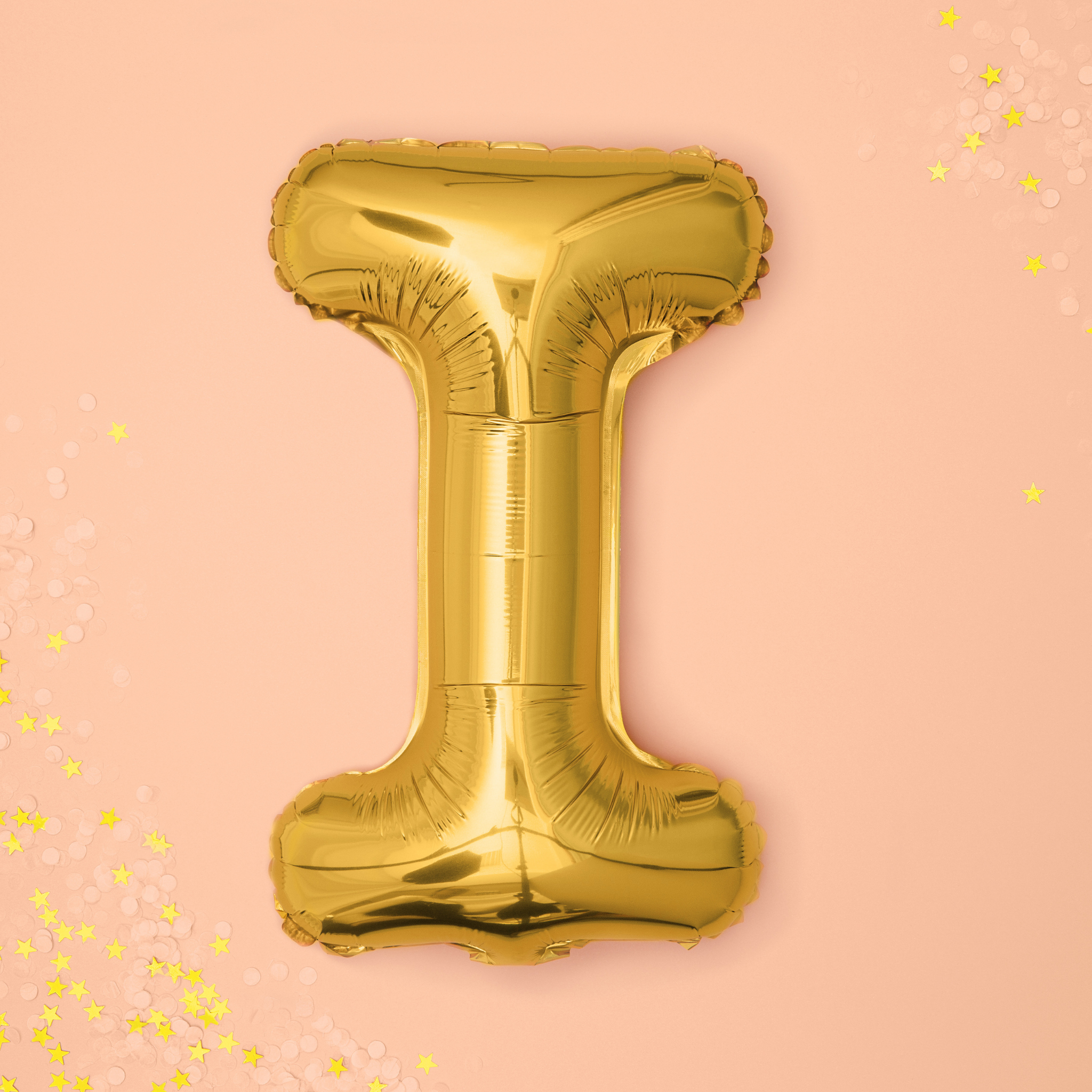 Folienballon kleine Buchstaben Gold -hey-Party.de- Folienballons -#Variante_ I