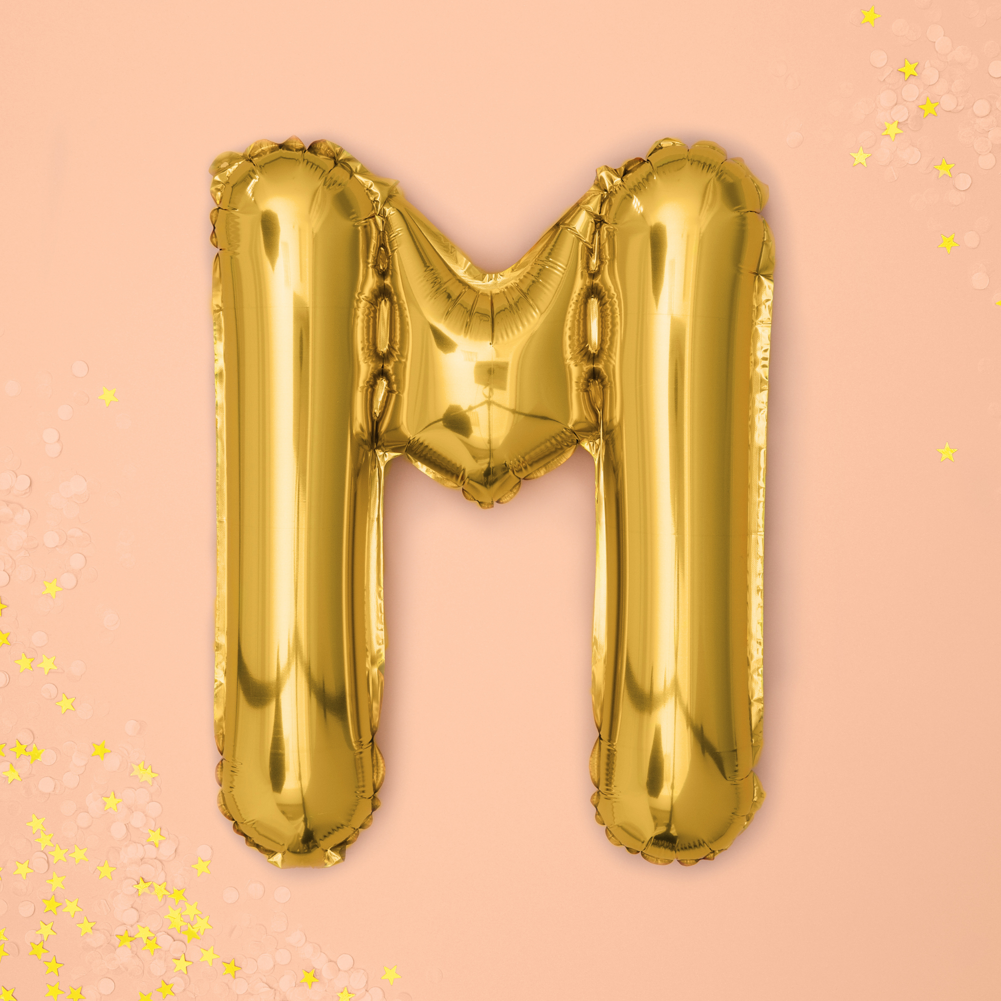 Folienballon kleine Buchstaben Gold -hey-Party.de- Folienballons -#Variante_ M