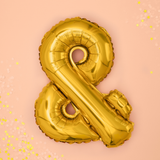 Folienballon kleine Buchstaben Gold -hey-Party.de- Folienballons -#Variante_ &