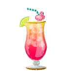 Folienballon Cocktail Rot -hey-Party.de- Folienballons -#Variante_