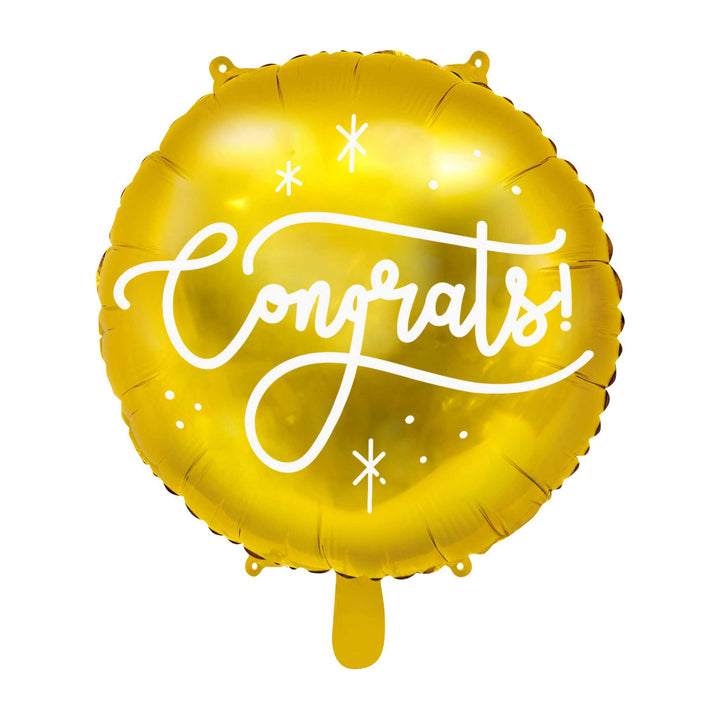 Folienballon „Congrats“ Hey Party