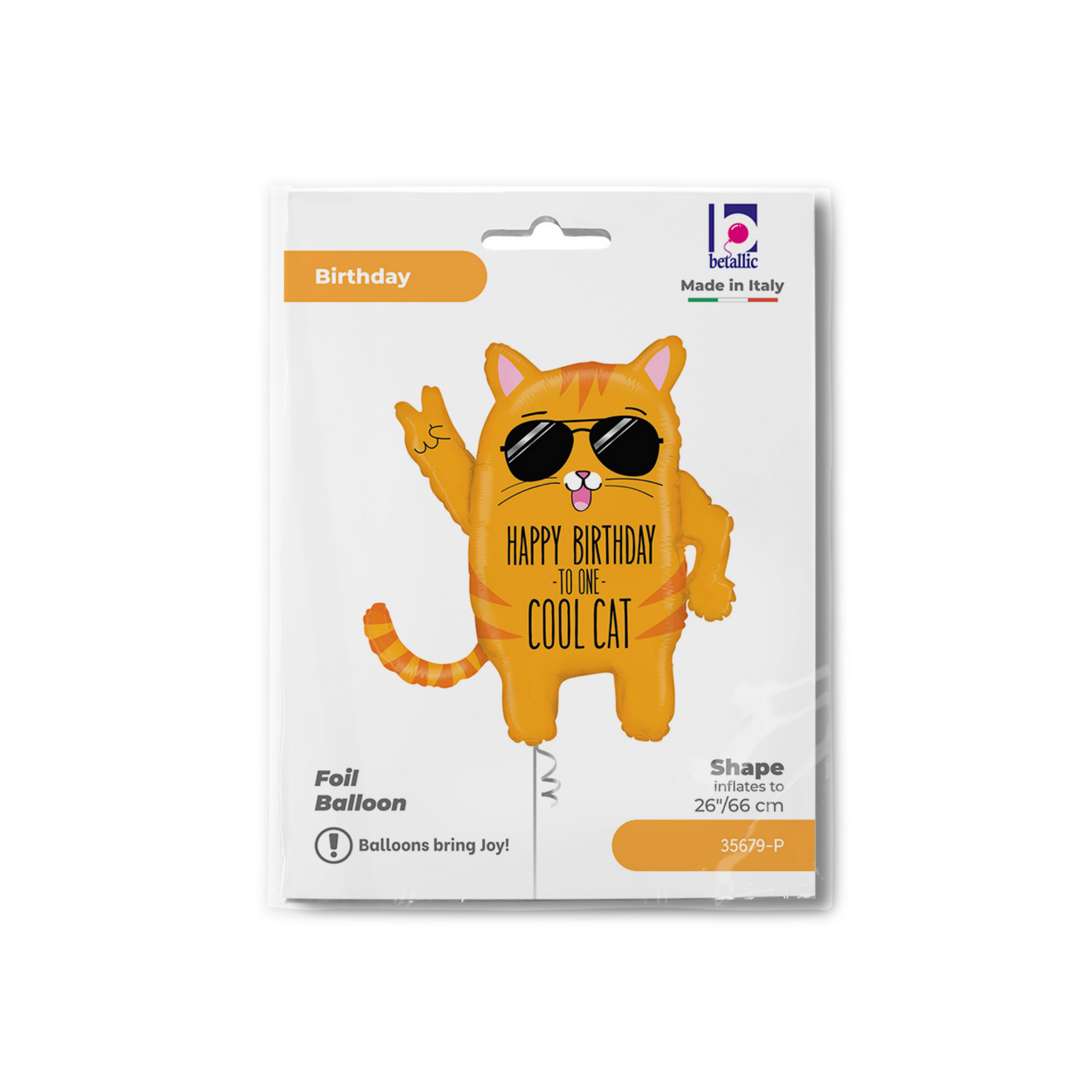 Folienballon Cool Cat -hey-Party.de- Folienballons -#Variante_