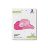 Folienballon Cowboyhut Pink -hey-Party.de- Folienballons -#Variante_