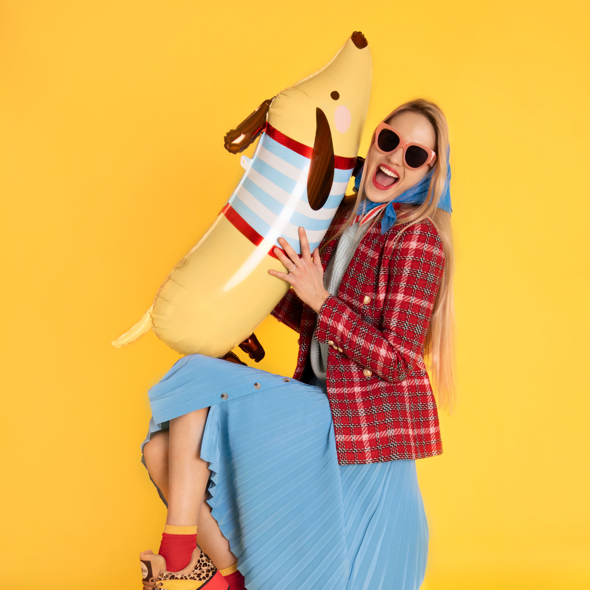 Folienballon Dackel -hey-Party.de- Folienballons -#Variante_