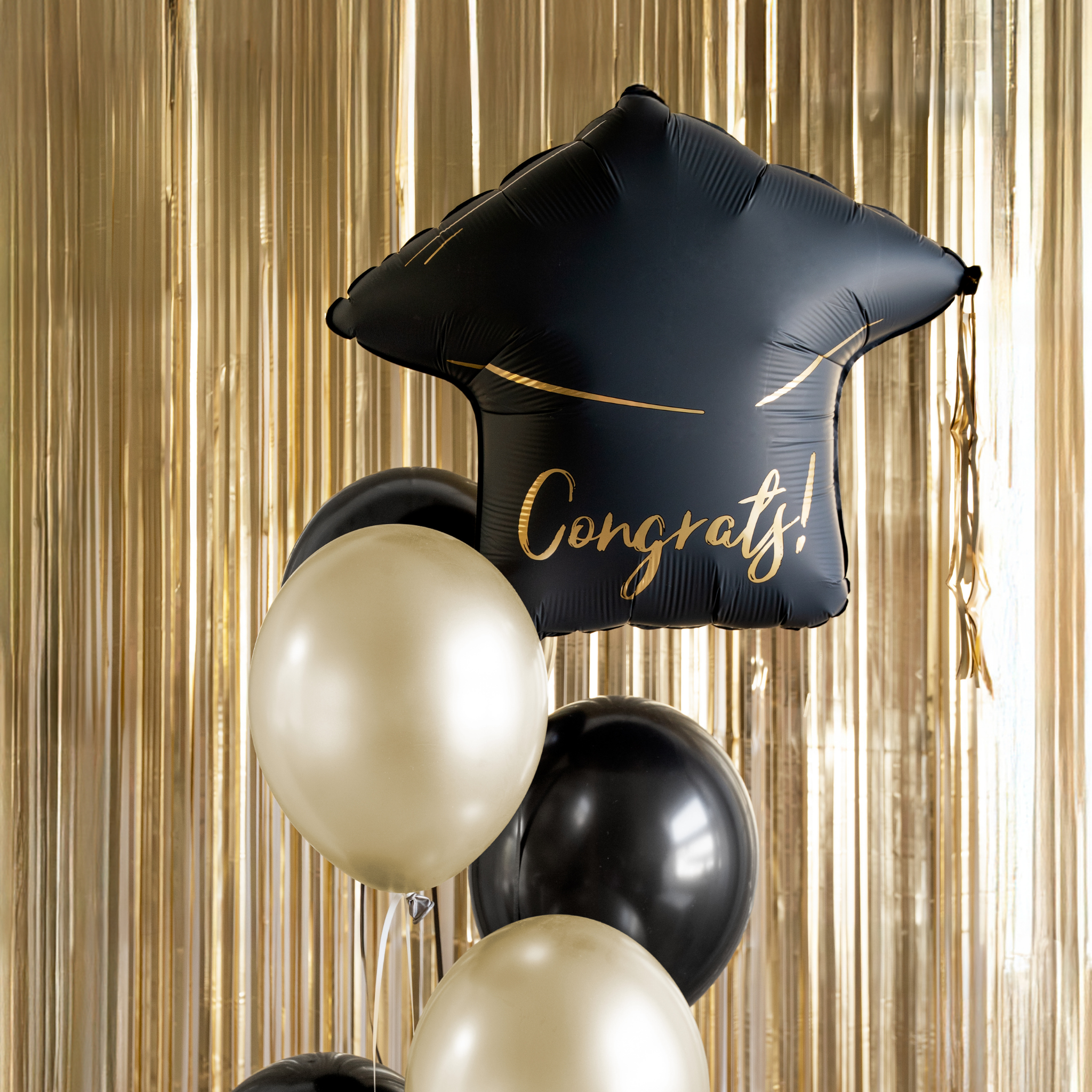 Folienballon Doktorantenhut „Congrats“ -hey-Party.de- Folienballons -#Variante_