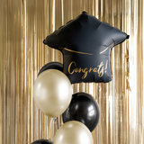 Folienballon Doktorantenhut „Congrats“ -hey-Party.de- Folienballons -#Variante_