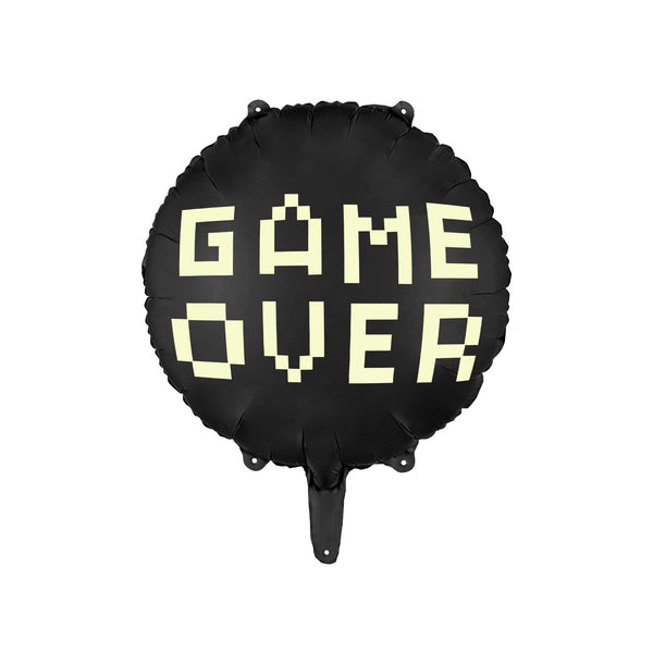 Folienballon Game over Hey Party