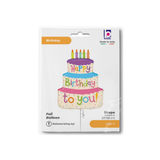 Folienballon Geburtstagstorte Happy Birthday -hey-Party.de- Folienballons -#Variante_