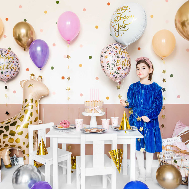 Folienballon "Happy Birthday to you" Hey Party