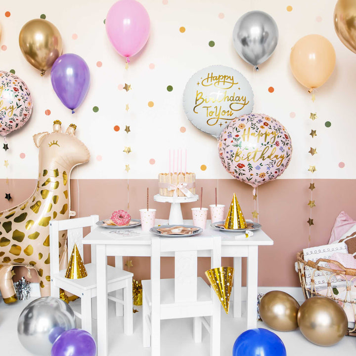 Folienballon "Happy Birthday to you" Hey Party