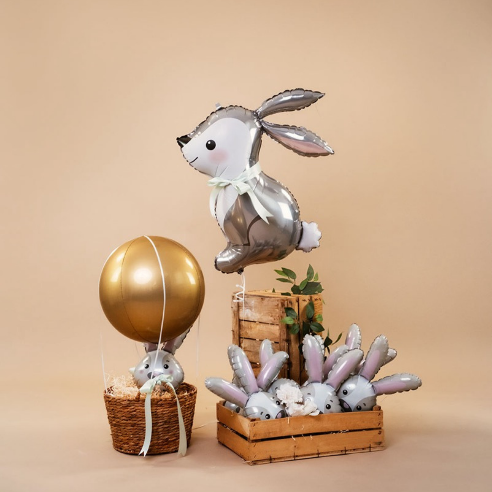 Folienballon Hase -hey-Party.de- Folienballons -#Variante_