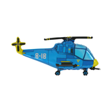 Folienballon Helikopter Blau -hey-Party.de- Folienballons -#Variante_