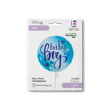 Folienballon Rund "Baby Boy" Hellblau -hey-Party.de- Folienballons -#Variante_