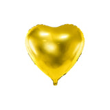 Folienballon Herz Gold -hey-Party.de- Folienballons -#Variante_