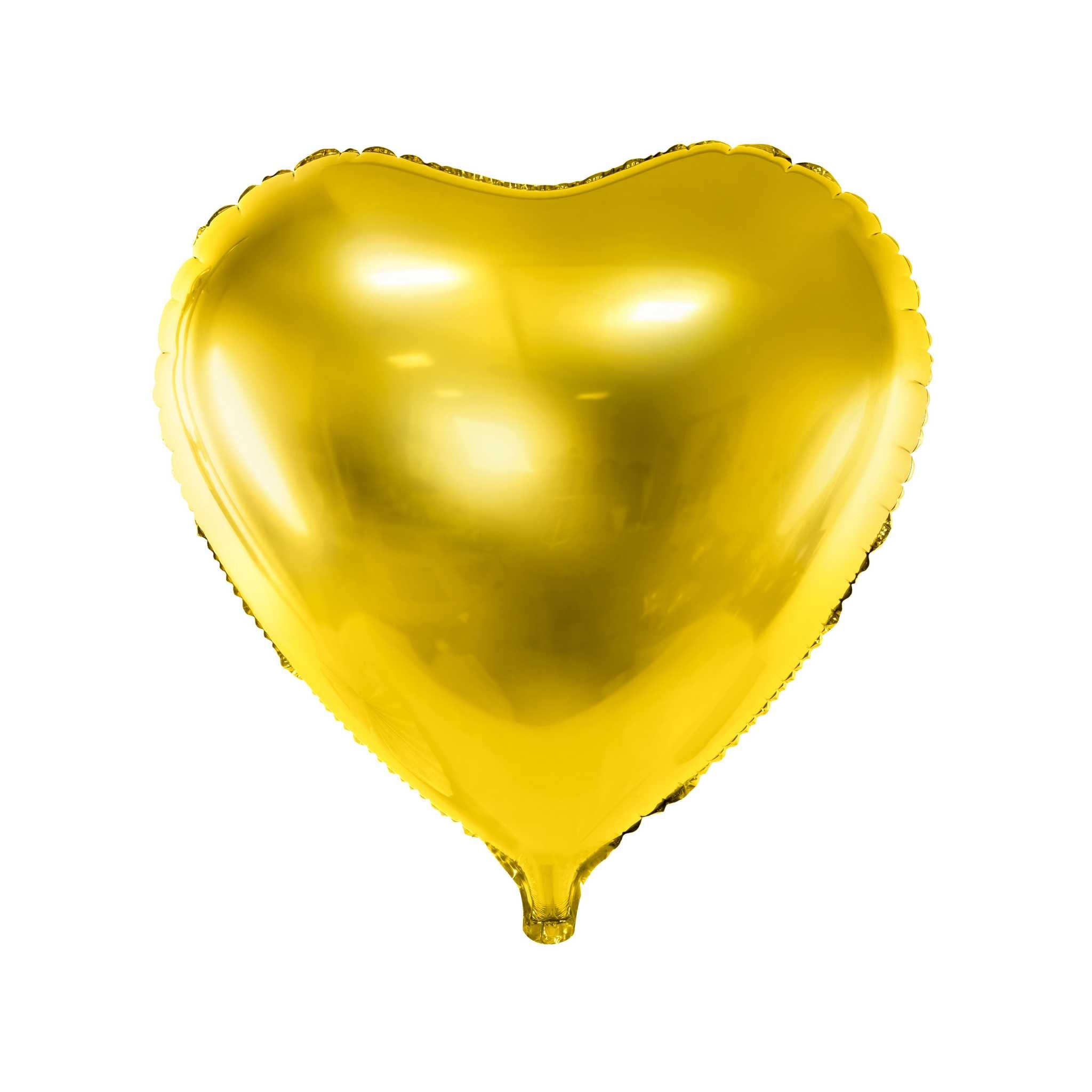 Folienballon Herz Gold XL -hey-Party.de- Folienballons -#Variante_