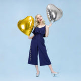 Folienballon Herz Gold XL -hey-Party.de- Folienballons -#Variante_