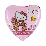 Folienballon Herz Hello Kitty Fahrrad -hey-Party.de- Folienballons -#Variante_