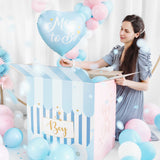 Folienballon Herz "Mom to be" Hellblau -hey-Party.de- Folienballons -#Variante_