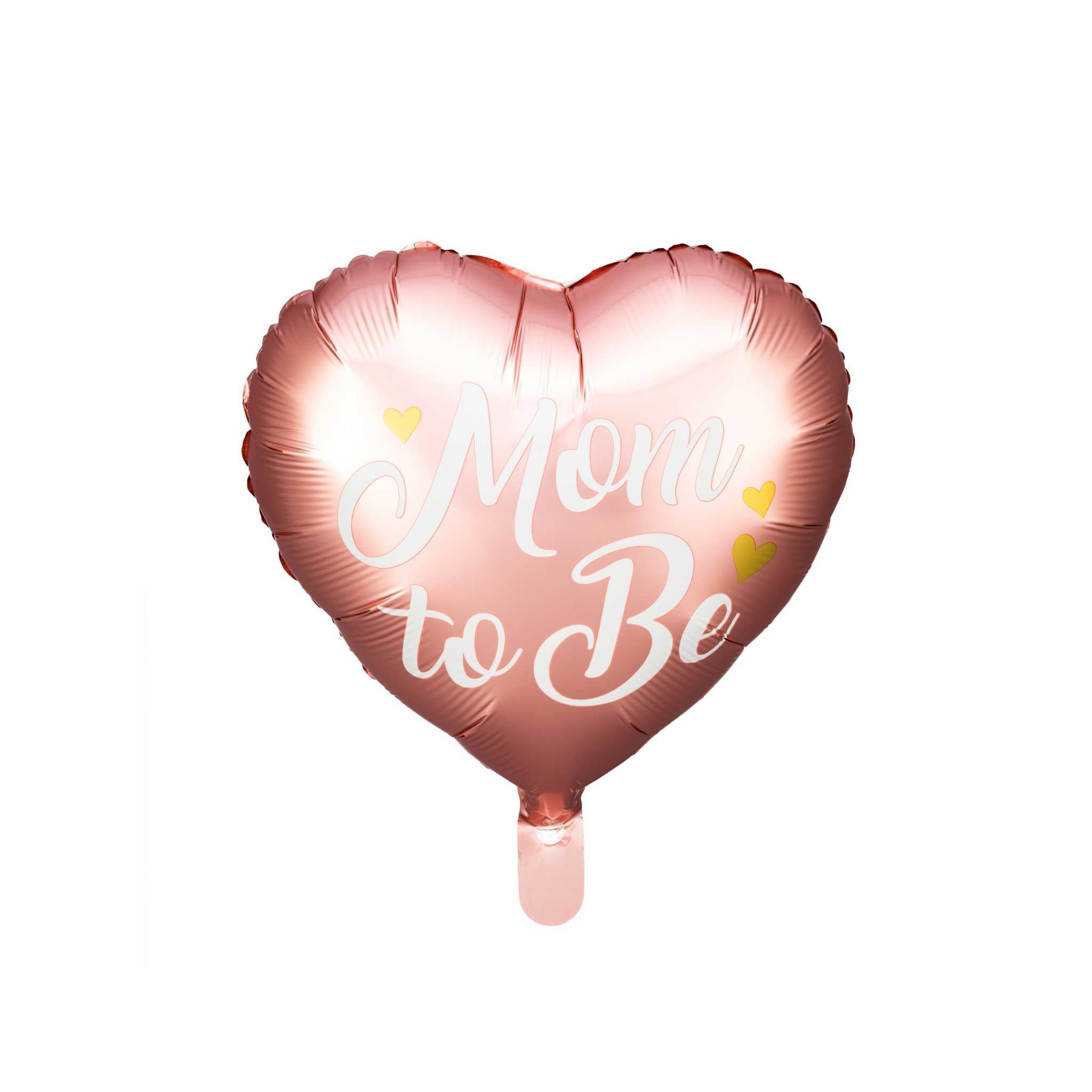 Folienballon Herz "Mom to be" Rosa -hey-Party.de- Folienballons -#Variante_