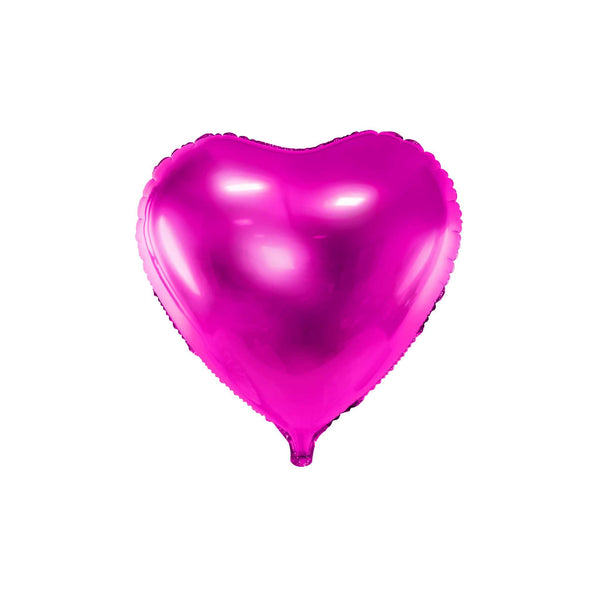 Folienballon Herz Pink Hey Party