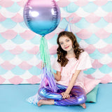 Folienballon Kugel Ombre Lila-Blau -hey-Party.de- Folienballons -#Variante_