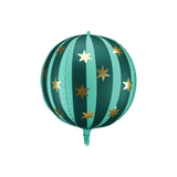 Folienballon Kugel Sterne Petrol -hey-Party.de- Folienballons -#Variante_