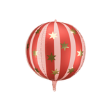 Folienballon Kugel Sterne Rot -hey-Party.de- Folienballons -#Variante_