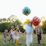Folienballon Kugel Sterne Petrol -hey-Party.de- Folienballons -#Variante_