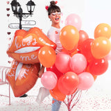 Folienballon Kussmund "Kiss me" -hey-Party.de- Folienballons -#Variante_