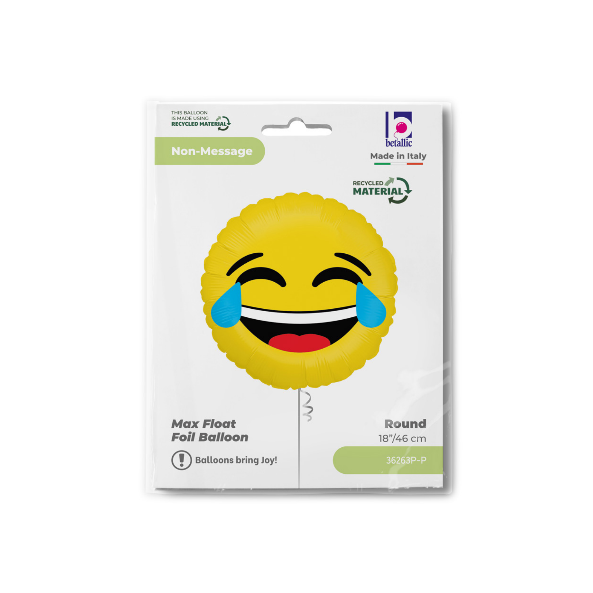 Folienballon Emoji Tränen lachender Smiley 😂 -hey-Party.de- Folienballons -#Variante_