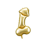 Folienballon Penis Gold -hey-Party.de- Folienballons -#Variante_