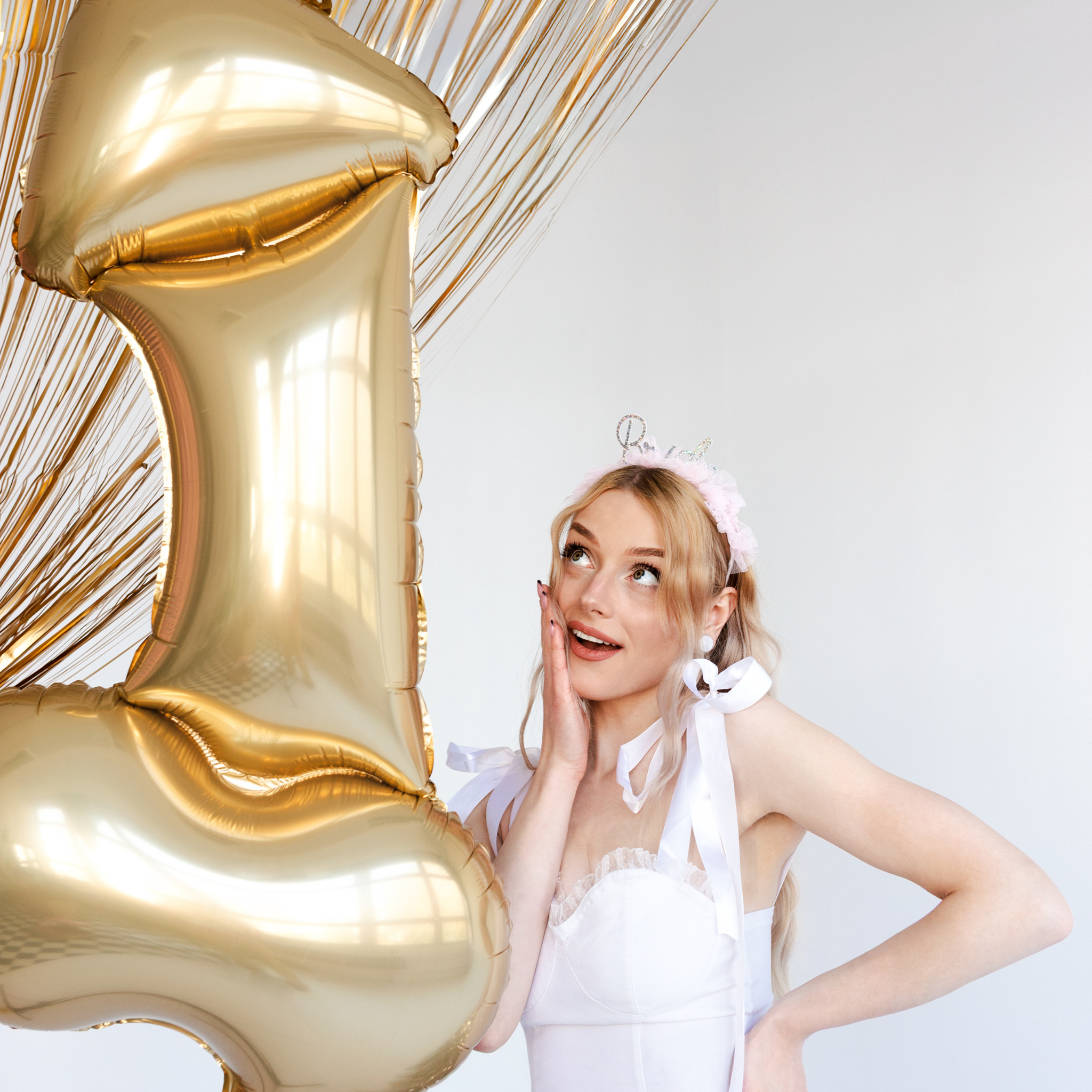 Folienballon Penis Gold -hey-Party.de- Folienballons -#Variante_