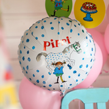 Folienballon Rund Pippi Langstrumpf -hey-Party.de- Folienballons -#Variante_
