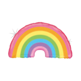 Folienballon Regenbogen Pastell Glitzer -hey-Party.de- Folienballons -#Variante_