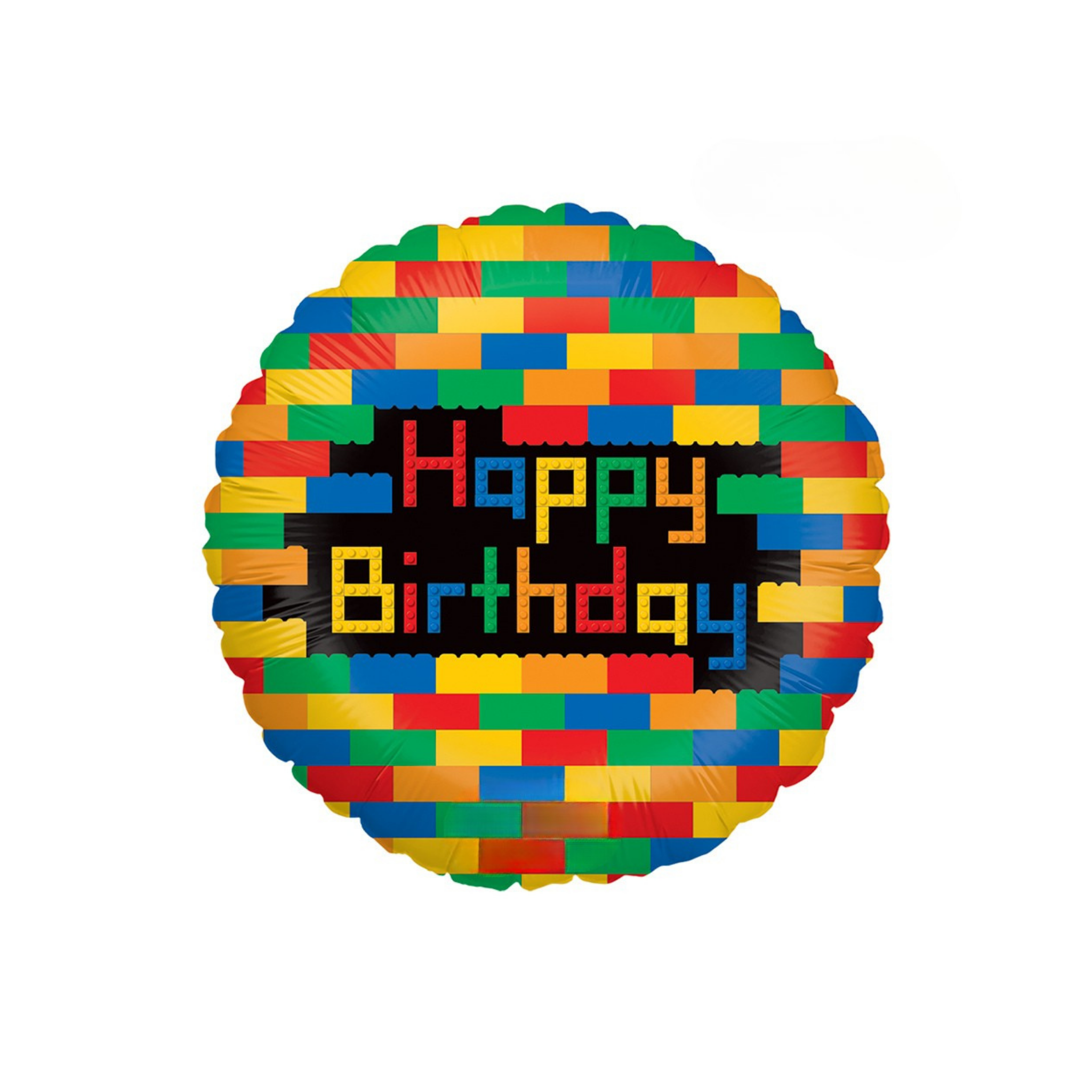Folienballon „Happy Birthday“ Blocks -hey-Party.de- Folienballons -#Variante_