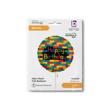 Folienballon „Happy Birthday“ Blocks -hey-Party.de- Folienballons -#Variante_