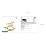 Stehender Folienballon Schaukelpferd -hey-Party.de- Folienballons -#Variante_