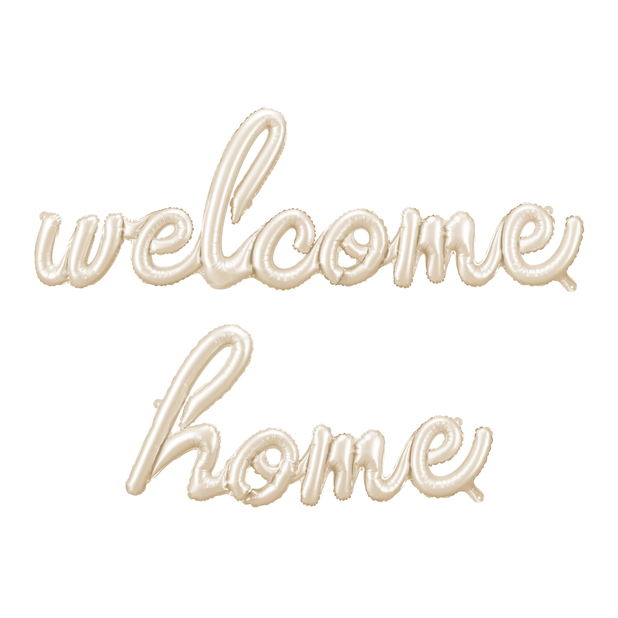 Folienballon Schriftzug "welcome home" -hey-Party.de- Folienballons -#Variante_