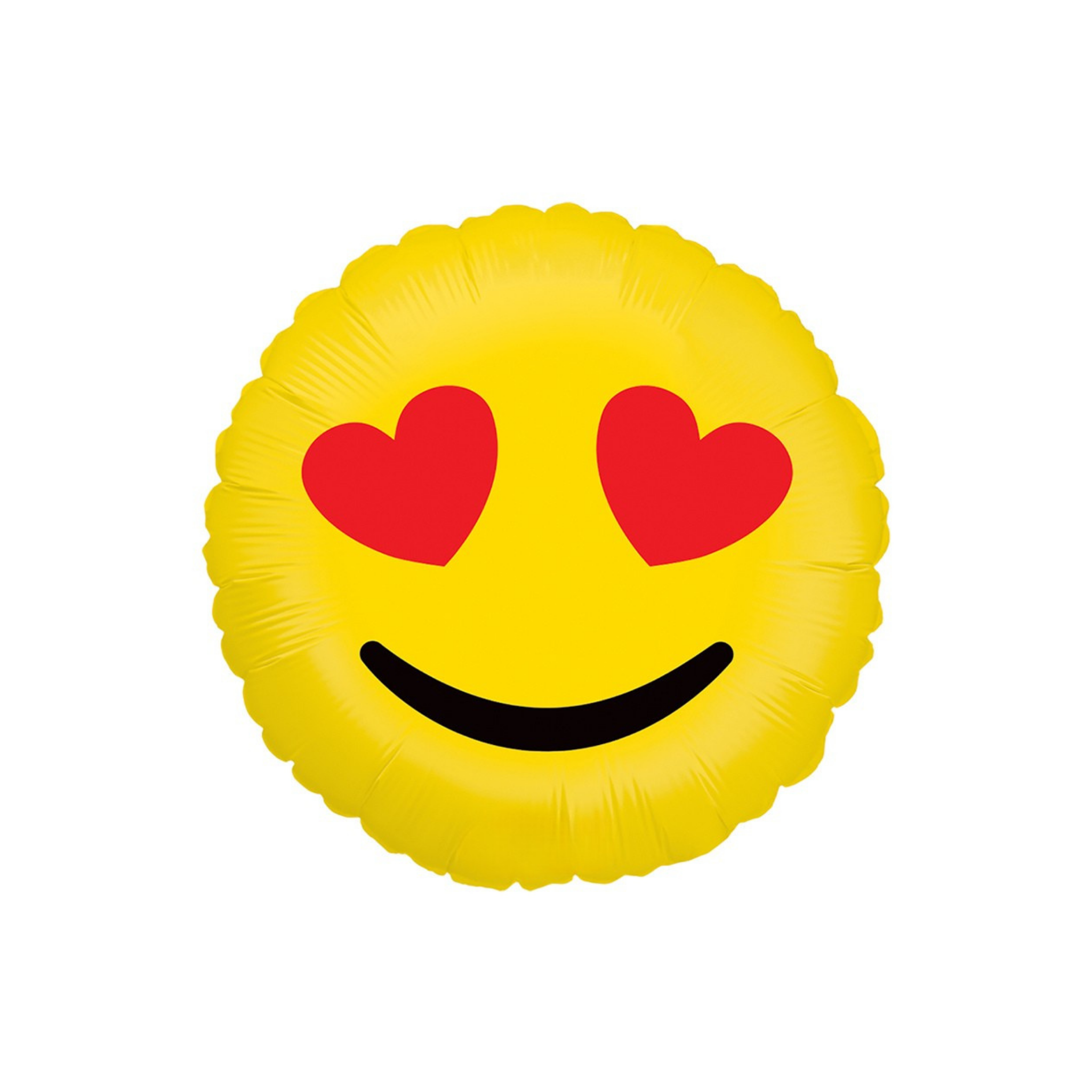 Folienballon Emoji mit Herzaugen 😍 -hey-Party.de- Folienballons -#Variante_