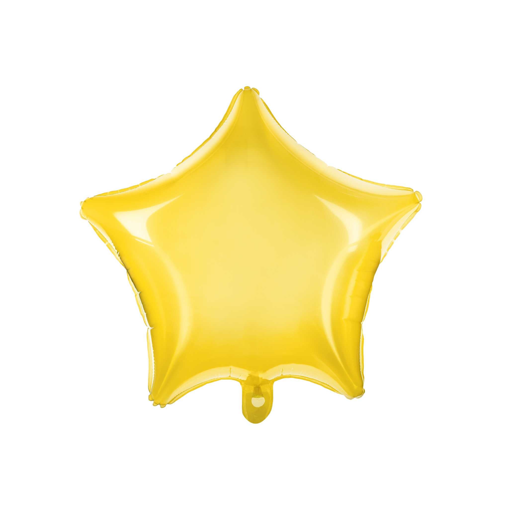 Folienballon Stern Gelb -hey-Party.de- Folienballons -#Variante_