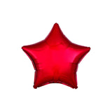 Folienballon Stern Metallic Rot -hey-Party.de- Folienballons -#Variante_