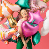 Folienballon Stern Seidenmatt Rosa -hey-Party.de- Folienballons -#Variante_