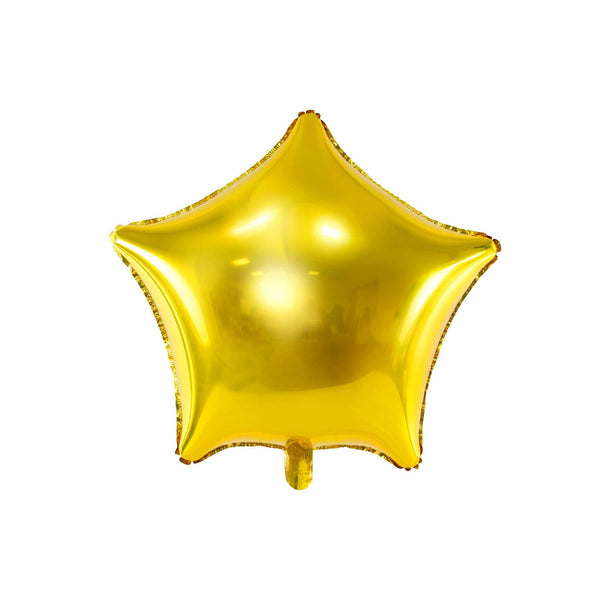 Folienballon Stern Shiny Gold Hey Party